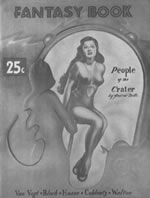 Cover for People of the Crater (Andrew North, in Fantasy Book, Vol. 1, No. 1, 1947)