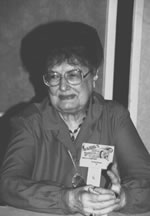 Andre Norton in May 1994 at Oasis 7 Con in Orlando, FL.