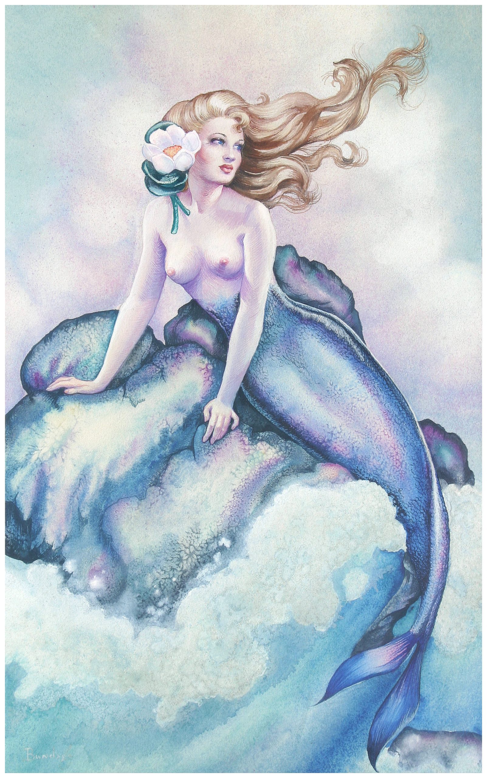 Margaret Brundage Mermaid painting